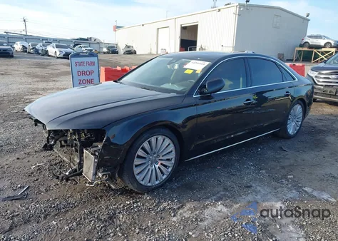 2015 Audi A8 L 3.0T from USA, damaged, VIN WAU3GAFDXFN028423
